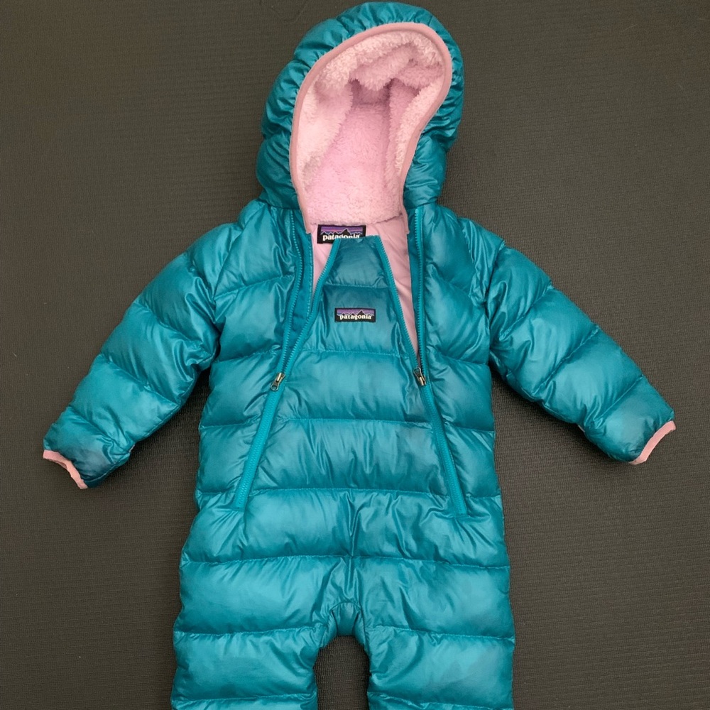 Patagonia down snowsuit